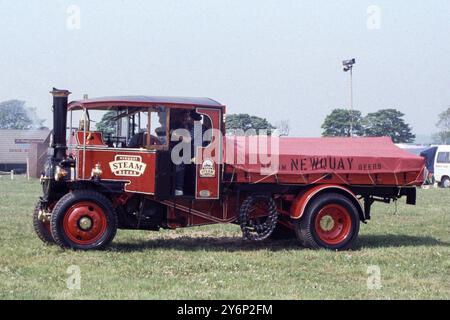 Eine Dampfkundgebung fand 1992 in der Nähe von Ashbourne, Derbyshire, statt Stockfoto