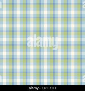 Nahtloses Muster der Stoffe. Ein sanftes Pastellkariertes Design, das sich gemütlich und klassisch anfühlt. Dieses karierte Muster bietet weiche, gedämpfte Farben. Stockfoto