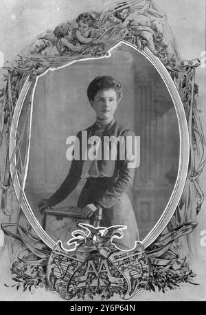 Prinzessin Alice von Albany heiratete Prinzessin Alexander von teck am 10. februar 1904 Stockfoto