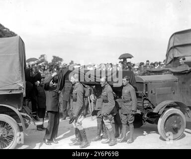 Beerdigung der Zeppelin Crew bei Potter's Bar Air RAID 3. September 1916 Stockfoto