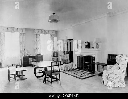 Die Kindertagesstätte im Clarence House. Oktober 1949. Stockfoto