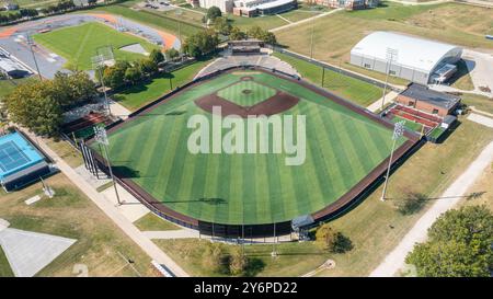 Illinois Field an der University of Illinois ist ein Baseballort der Fighting Illini in der Nähe des State Farm Center und des Memorial Stadium. Stockfoto