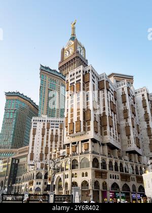 Königlicher Uhrenturm von Makkah. Makkah - Saudi-Arabien. 17-Mai-2024. Stockfoto