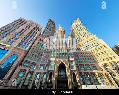 Königlicher Uhrenturm von Makkah. Makkah - Saudi-Arabien. 17-Mai-2024. Stockfoto