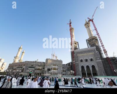 Haupteingang des Heiligen Masjid Al Haram in Makkah, Saudi-Arabien.17-Mai-2024. Stockfoto