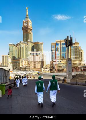 Königlicher Uhrenturm von Makkah. Makkah - Saudi-Arabien. 17-Mai-2024. Stockfoto