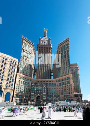 Königlicher Uhrenturm von Makkah. Makkah - Saudi-Arabien. 17-Mai-2024. Stockfoto