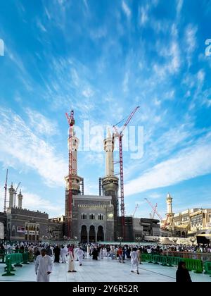 Haupteingang des Heiligen Masjid Al Haram in Makkah, Saudi-Arabien.17-Mai-2024. Stockfoto