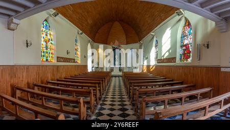 Cayeux-sur-Mer, Frankreich - 09 17 2024: Blick in die Kapelle der Seeleute Stockfoto