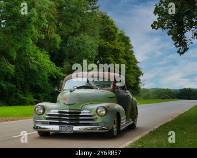 1948 Chevrolet Fleetliner Rattenstange Coupé Stockfoto