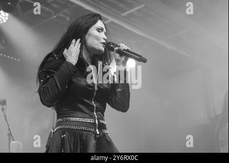 München, Deutschland. September 2024. München, 24. September 2024: Tarja Turunen während der Living the Dream Together Tour 2024 im Backstage Werk München. (Sven Beyrich/SPP) Credit: SPP Sport Press Photo. /Alamy Live News Stockfoto