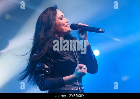 München, Deutschland. September 2024. München, 24. September 2024: Tarja Turunen während der Living the Dream Together Tour 2024 im Backstage Werk München. (Sven Beyrich/SPP) Credit: SPP Sport Press Photo. /Alamy Live News Stockfoto