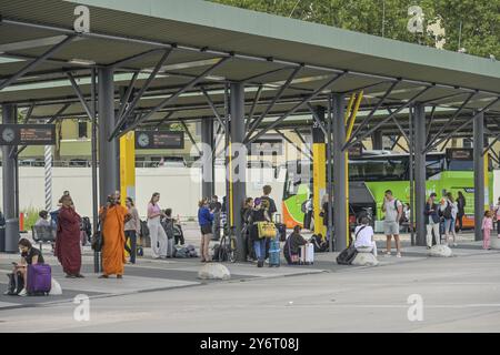 Zentraler Busbahnhof, Messedamm, Westend, Charlottenburg, Berlin, Deutschland, Europa Stockfoto