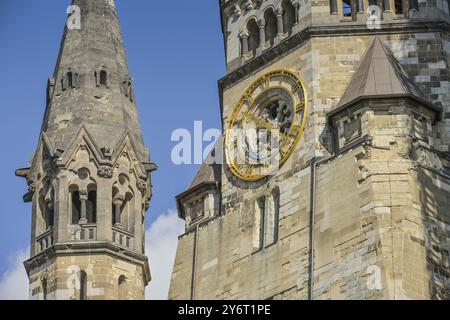 Kaiser-Wilhelm-Gedächtniskirche, Breitscheidplatz, Charlottenburg, Berlin, Deutschland, Europa Stockfoto