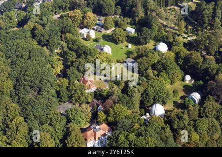 Luftaufnahme, Bergedorf Observatory, Bergedorf, Hamburg Stockfoto