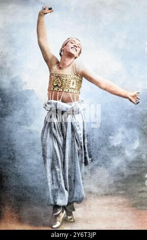 Vaslav Nijinsky, russische Balletttänzerin Stockfoto