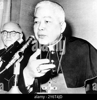 VIETNAMESISCHER BISCHOF - THUC-NGO DINH DIEM NGO DINH / 10. JANUAR 1962 Stockfoto