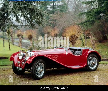 1937 Jaguar SS-100 Stockfoto