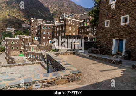 Altes Dorf Rijal Alma, Saudi-Arabien Stockfoto