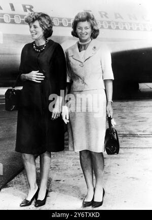 SCHWESTERN VON PRÄSIDENT JOHN F. KENNEDY 23. AUGUST 1961 Stockfoto