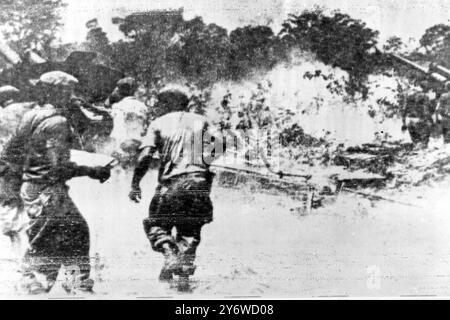 INVASION BAY OF PIGS IN HAVANNA, KUBA 25. APRIL 1961 Stockfoto