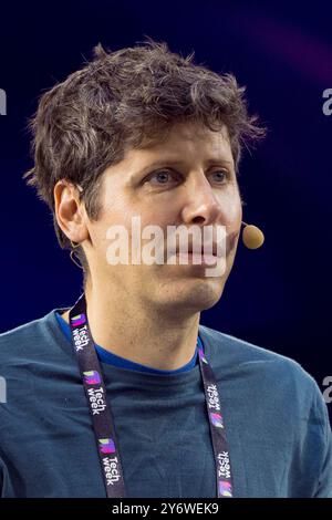 Turin, Italien. September 2024. US-amerikanischer Unternehmer Sam Altman (CEO von OpenAI) auf der italienischen Tech Week 2024 Credit: Marco Destefanis/Alamy Live News Stockfoto