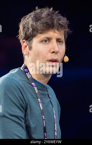 Turin, Italien. September 2024. US-amerikanischer Unternehmer Sam Altman (CEO von OpenAI) auf der italienischen Tech Week 2024 Credit: Marco Destefanis/Alamy Live News Stockfoto