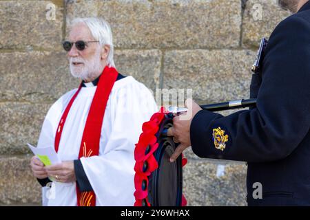 Der 80. Jahrestag des Dam Buster Commander Guy Gibson, der während des Zweiten Weltkriegs als Anführer der Geschwader 617 und Dammbuster ums Leben kam. Stockfoto