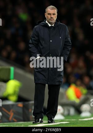 London, Großbritannien. September 2024. Während des Spiels der UEFA Europa League im Tottenham Hotspur Stadium in London. Der Bildnachweis sollte lauten: Paul Terry/Sportimage Credit: Sportimage Ltd/Alamy Live News Stockfoto