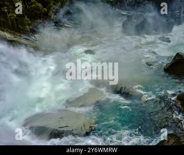 Mist Falls, Bubbs Creek, Paradise Valley, Kings Canyon National Park, Kalifornien Stockfoto