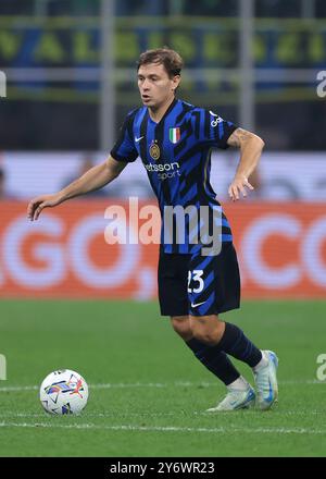 Mailand, Italien. September 2024. Nicolo Barella vom FC Internazionale während des Spiels der Serie A in Giuseppe Meazza, Mailand. Der Bildnachweis sollte lauten: Jonathan Moscrop/Sportimage Credit: Sportimage Ltd/Alamy Live News Stockfoto