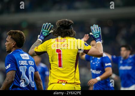 Belo Horizonte, Brasilien. September 2024. MG - BELO HORIZONTE - 09/26/2024 - SÜDAMERIKA-CUP 2024, CRUZEIRO x LIBERTAD - Cassio, Cruzeiro-Spieler während des Spiels gegen Libertad im Mineirao-Stadion für die Südamerika-Cup-Meisterschaft 2024. Foto: Fernando Moreno/AGIF (Foto: Fernando Moreno/AGIF/SIPA USA) Credit: SIPA USA/Alamy Live News Stockfoto