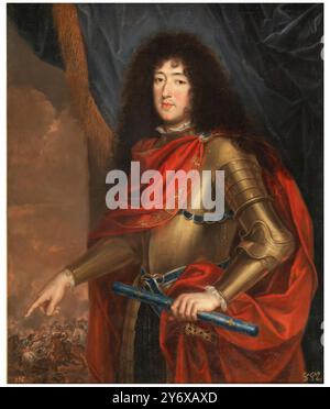 Pierre Mignard Circle of / Phillip von Frankreich, I Duke of Orléans. Letztes Viertel des 17. Jahrhunderts. Öl auf Leinwand. Museum: Museo del Prado, Madrid, España. Stockfoto