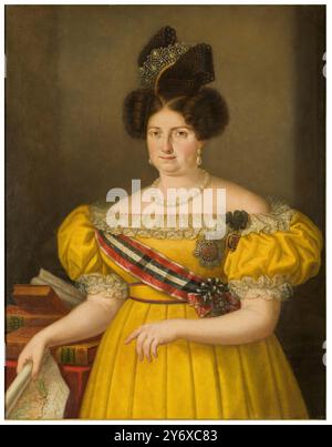 Carlos Blanco / Maria Christina der beiden Sizilien. 1834. Öl auf Leinwand. Museum: Museo del Prado, Madrid, España. Stockfoto