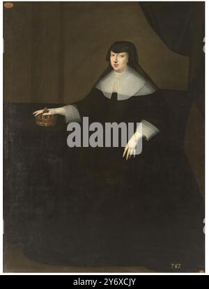 Anonym / 'Anne von Österreich, Königin von Frankreich'. 17. Jahrhundert. Öl auf Leinwand. Museum: Museo del Prado, Madrid, España. Stockfoto