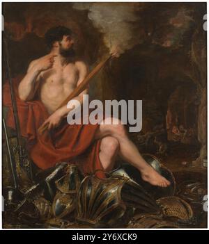 Peter Paul Rubens Follower von / 'Vulcan and Fire'. 17. Jahrhundert. Öl auf Leinwand. Museum: Museo del Prado, Madrid, España. Stockfoto