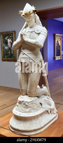 Jeanne d'Arc, 1875, Emmanuel Frémiet, Paris, 1824 - 1910, Petit Palais, Museum für schöne Kunst der Stadt Paris, Musée des Beaux-Arts de la Ville de Paris, Fran Stockfoto