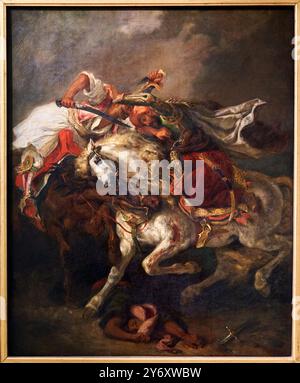 Combat du giaour et du pacha, 1835, Eugène Delacroix, (Charenton Saint-Maurice, 1798 - Paris, 1863), Petit Palais, Kunstmuseum der Stadt Paris, Musé Stockfoto