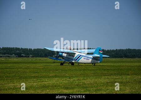 Antonov an-2 auf der Szolnok Air Show, Ungarn Stockfoto