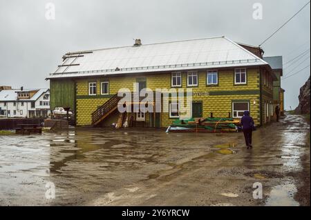 Naturlandschaften in der Umgebung des Dorfes Nyksund, Vesteralen Inseln, Norwegen Stockfoto