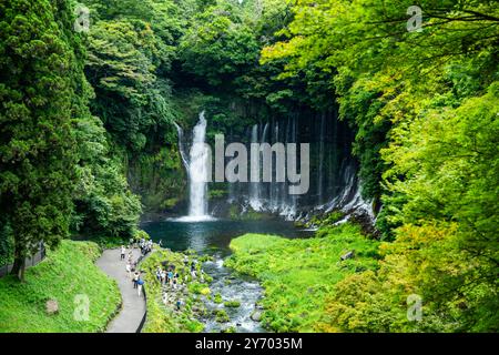 Shiraito Falls, Shiraito no Taki, in Fujinomiya, Shizuoka, Japan Stockfoto