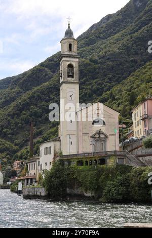 Brienno Themenfoto: Urlaub, Italien, Comer See, Como, Lombardei, 24.09.2024 Blick auf die Kirche Brienno Chiesa am Comer See Themenfoto: Urlaub, Italien, Comer See, Como, Lombardei, 24.09.2024 *** Brienno Motto Foto Urlaub, Italien, Comer See, Comer, Lombardei, 24 09 2024 Blick auf die Kirche Brienno Chiesa am Comer See Thema Foto Urlaub, Italien, Comer See, Comer, Lombardei, 24 09 2024 Copyright: xAugstx/xEibner-Pressefotox EP jat Stockfoto