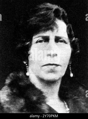 Prinzessin Victoria von Preußen ( Frau Zoubkoff ) : starb am 13 . November 1929 in Bonn . Geboren am 12. April 1866 , fünfter Sohn des Kaisers Friedrich und der Prinzessin Royal . Zuerst verheiratet mit Prinz Adolphe zu Schaumburg-Lippe. 23. November 1929 Stockfoto