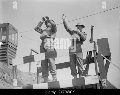 Schütze auf der Themse. 1946 Stockfoto