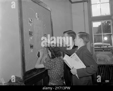 Northants Farmers Wochenschule - Quiz . 1. Januar 1946 Stockfoto