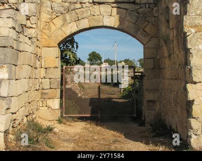 Altes maltesisches Bauernhaus Stockfoto