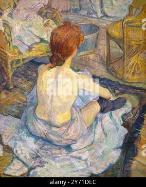 Rousse, La Toilette, Henri de Toulouse-Lautrec, 1889, Stockfoto