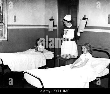 Gravesend Hospital in Kent. Kinderpatienten. 1939 Stockfoto