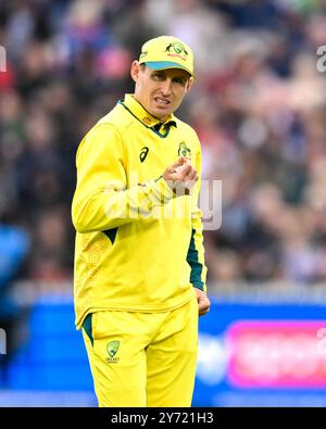 London, Großbritannien. September 2024. Marnus LABUSCHAGNE von Australien während der dritten Metro Bank One Day International England/Australia at Lords, London, Vereinigtes Königreich, 27. September 2024 (Foto: Mark Dunn/News Images) in London, Vereinigtes Königreich am 27. September 2024. (Foto: Mark Dunn/News Images/SIPA USA) Credit: SIPA USA/Alamy Live News Stockfoto