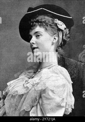 Daisy Cornwallis West. Tochter von Colonel Cornwallis westlich von Ruthin Castle heiratete Prinz Hans Heinrich von Pless 1891 Daisy, Prinzessin von Pless (Mary Theresa Olivia; geb. Cornwallis-West; 28. Juni 1873 - 29. Juni 1943), Stockfoto